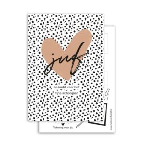 Invulkaart | Juf