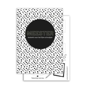 Invulkaart | Meester