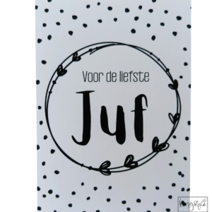 Kaart | Voor de liefste juf
