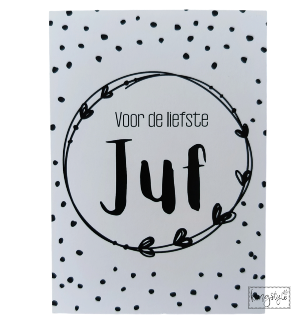 Kaart | Voor de liefste juf