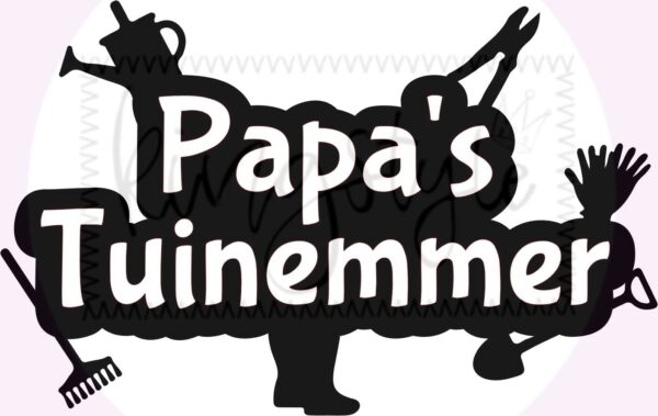 Sticker DIY | Papa's tuinemmer