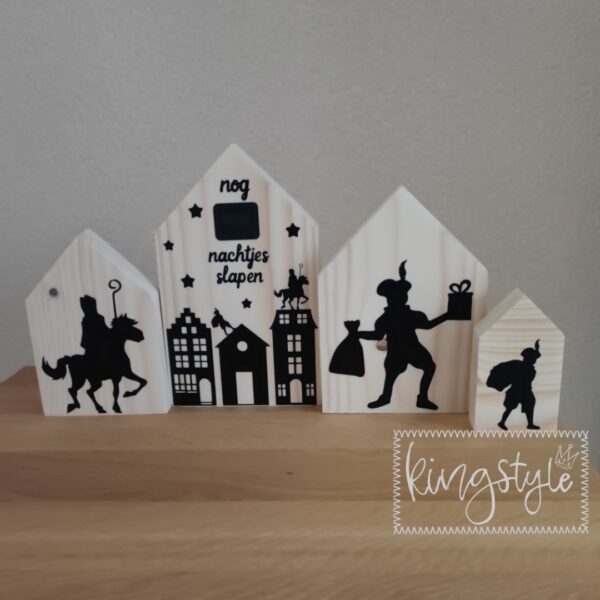 Houten huisje Aftellen naar Sinterklaas - Afbeelding 3
