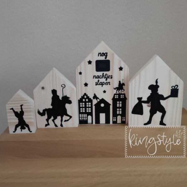 Houten huisje Aftellen naar Sinterklaas - Afbeelding 2