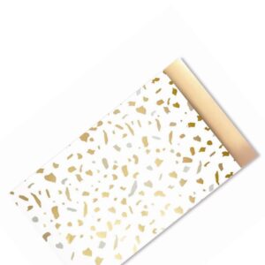 Kadozakjes terazzo goud 12 x 19 cm | per 5 stuks