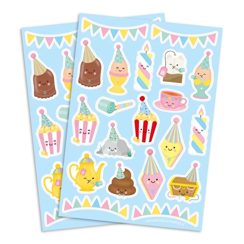Stickervel Feest | A5