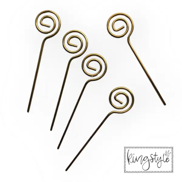 Metalen stafje goud | per 5 stuks