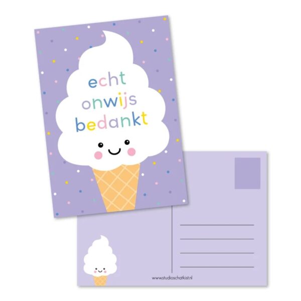 Kaart | echt onwijs bedankt