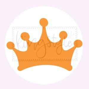 Strijkapplicatie kroon