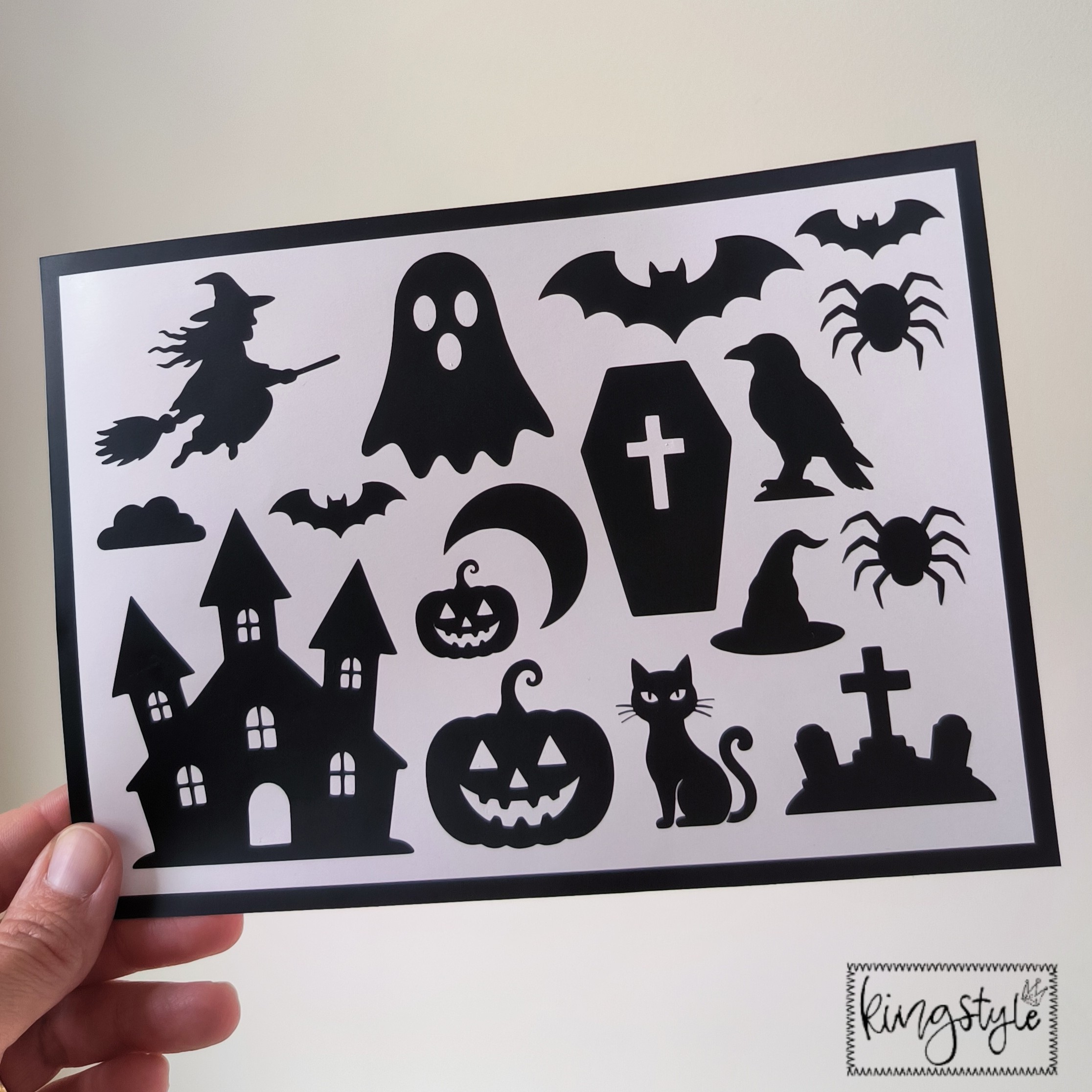 stickervel halloween