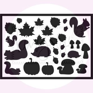 Stickervel herfst stickers